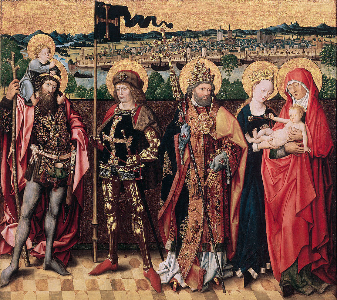 St Anna, the Virgin and the Christ Child with Saints Christopher, Gereon and Peter