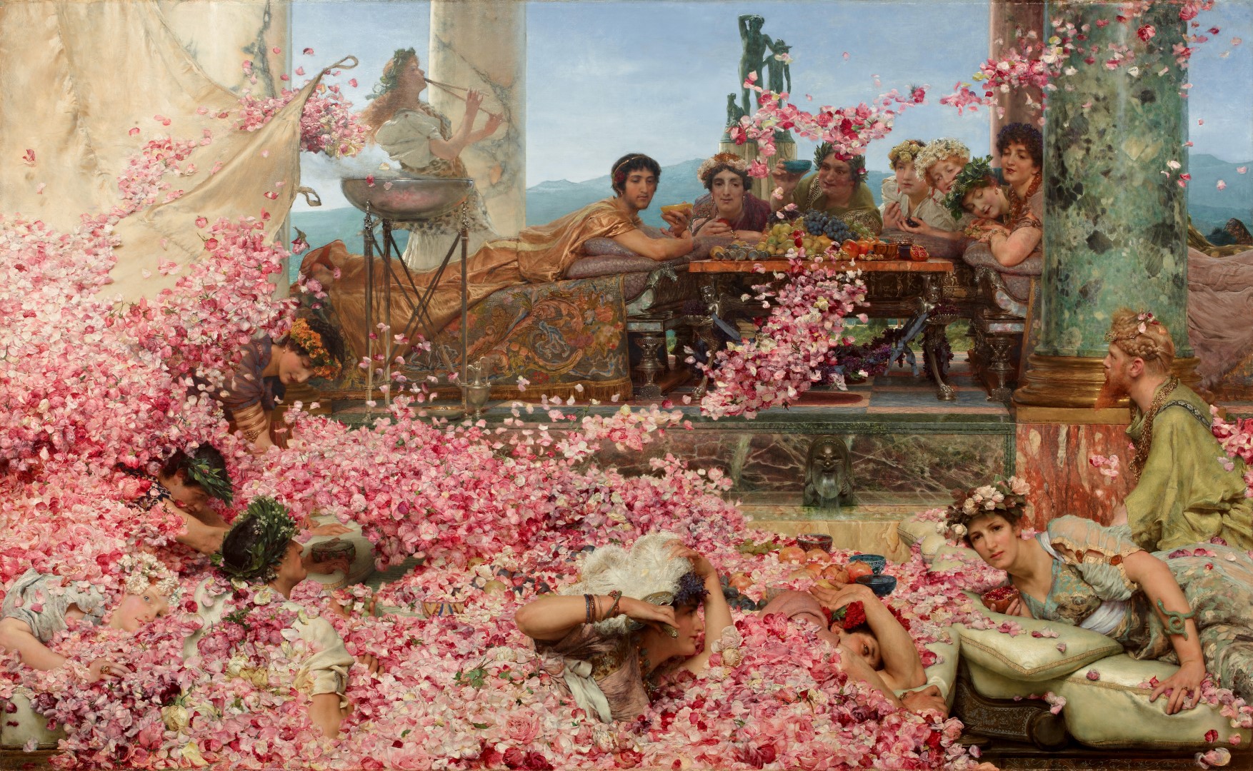 The Roses of Heliogabalus (1888) by Sir Lawrence Alma-Tadema