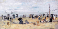 Trouville, Beach Scene