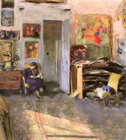 Lucie Belin in the Studio