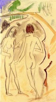 Two Nudes on the Beach