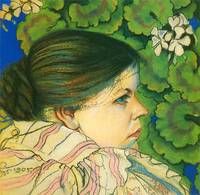The Artist's Wife with Geraniums