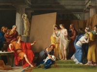Zeuxis Choosing his Models for the Image of Helen from among the Girls of Croton