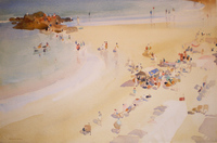 On the beach