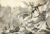 View of Tivoli with Soldiers