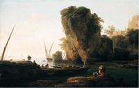 A Cove on a Rocky Mediterranean Landscape