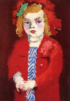 Dolly in a Silver Necklace