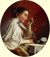 Woman at her Toilet