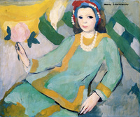 Young Girl in Chinese Pajamas