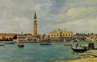 Venice, the Campanile, the Ducal Palace and the Piazetta, View from San Giorgio