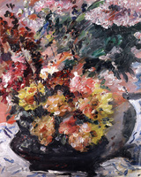 Flowers in a Bronze Bucket