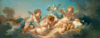 Putti Making Music