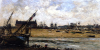 Trouville, View of the Port from the Pier