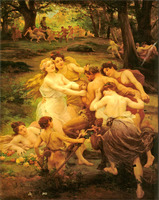 Nymphs and Satyr