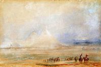 The Pyramids at Gizeh, after Sir Charles Barry