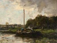 A Quiet Berth, Morning Glow