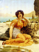 With Violets Wreathed and Robe of Saffron Hue