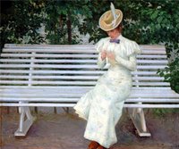 Lady on a Bench