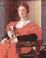 Portrait of a Woman in a Red Dress