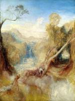 The Death of Actaeon, with a Distant View of Montjovet, Val d'Aosta