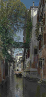 A Venetian Canal Scene