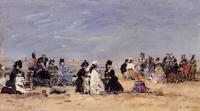 Trouville, Beach Scene