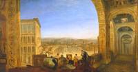 Rome, from the Vatican. Raffaelle, Accompanied by La Fornarina, Preparing his Pictures for the Decor