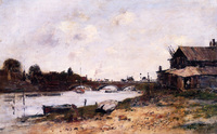 The Bridge over the Touques at Deauville