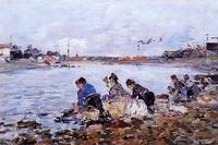 Laundresses on the Banks of the Touques