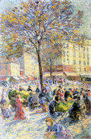 Market on the Corner of the Faubourg
