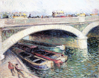 Seine Bridge and Barges
