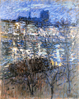 The Seine and Notre-Dame by Night