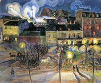 Maine-Montmarnasse Railway Station by Night
