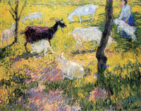 Goats in the Field