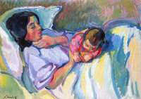 Madame Tarkhoff and Her Child