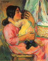 Madame Tarkhoff with Her Son Boris