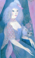 Woman with Cats