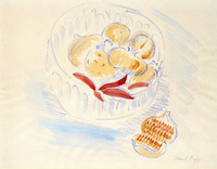 Still Life with Figs and Pomegranate