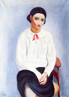 Woman in a White Blouse