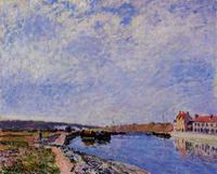 The Barge Port and Saint-Mammes