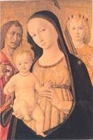 Madonna and Child with Saint John the Baptist and Saint Michael the Archangel