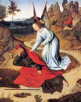 Prophet Elijah in the Desert ( lower right panel of the Altarpiece of the Holy Sacrament)