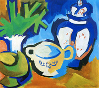 Still Life with Covered Vase