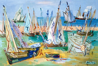 Sailboats at Low Tide