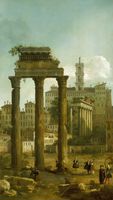 Rome:  Ruins of the Forum looking Towards the Capitol