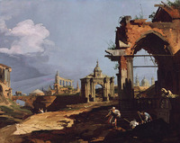 Venice:  A Caprice View with a Pointed Arch