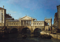 Venice:  Caprice View with a Palladio Design for the Rialto