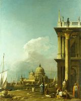 Venice:  The Piazetta towards Santa Maria della Salute