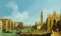 Venice:  The Grand Canal from the Carita towards the Bacino