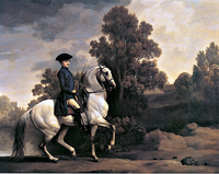 Lord Pigot of Patshull Riding a Spanish-Bred Charger